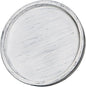 14Inch Rustic Round Wood Lazy Susan Distressed Tray-Distressed Farmhouse Turntable Tray, Cabinet Organizer, and Dining Table (White)