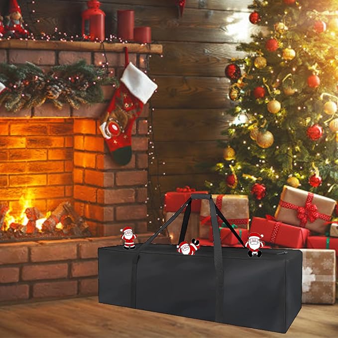 Storage Bag for Festival Decorations, Waterproof Dustproof Heavy Duty Decor Organizer Bag, Storage Bag for Decorations (Custom Bag)