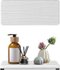 2PCS Water Absorbing Stone Tray, Fast Drying Stone Sink Tray, Water Absorbent Diatomite Trays, Stones Soap Trays, Diatomite Coasters for Kitchen Sink Bathroom Counter, Hand Soap Dish & Holders