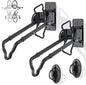 CyclingDeal Swivel Bike Wall Mount Rack - Vertical Adjustable Foldable Bicycle Parking Rack with Wheel Holder - for 20"-29" MTB 700C Road Bikes Home Garage Storage