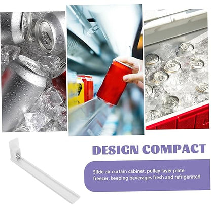 Automatic Pusher Drink Dispenser Soda Can Organizer for Fridge Space-Saving Beverage Pusher for Retail Stores Easy to Use Install for Efficient Drink Management