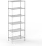 21" Deep x 36" Wide x 96" Height Wire Shelving Kit | 6-Tier | NSF Commercial Storage Rack Unit