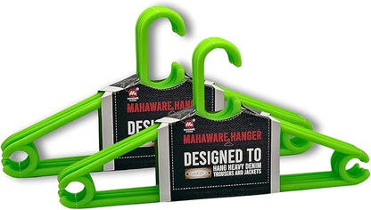 Sturdy Polypropylene Hanger, Pack of 12,Green l Cloth Hanger l Dress Hangers l Hanger for Clothes Hanging