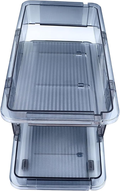 TOPINCN Rolling Beverage Can Holder Dispenser, Organizer Fridge Drink Container Storage for Soda Pantry Soda Can Organizer Automatic Rolling Food Pantry Storage