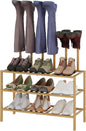 Boot Rack for Tall Boots Organizer,3-Tier Multiuse Shoe Rack and Boot Storage Rack,for Tall Boots,Sneakers,High-Heel (Natrual, 3-Tier)