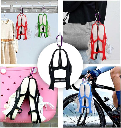 Shoe Holster,Space-Saving & Portable & Durable Pockets Hanging Shoe Organizer with Hook for Storage Mens Shoes,Also can Used as Travel Shoe Rack Hanging