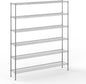 14" Deep x 72" Wide x 86" Height Wire Shelving Kit | 6-Tier | NSF Commercial Storage Rack Unit