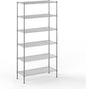 18" Deep x 42" Wide x 86" Height Wire Shelving Kit | 6-Tier | NSF Commercial Storage Rack Unit