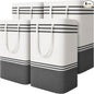 4 Pack Large Laundry Baskets, Laundry Hampers, Freestanding Waterproof Collapsible Clothes Bag with Extended & Reinforced Handles - Clothes Basket for Dorm, Bathroom, Home (75L)
