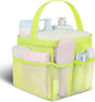 Attmu Mesh Shower Caddy Portable for College Dorm Room Camping Essentials, Shower Caddy Dorm with 9-Pockets, Large Capacity Hanging Basket Bathroom Bag for Toiletry, Swimming, Gym, Camp, Beach