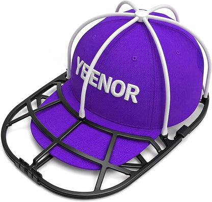 Hat Washer Cage for Washing Machine Baseball Hat Cleaner Rack for Washer & Dishwasher, Structured Cap Shaper & Protector for Hats, 1-Pack (Assembly Required)