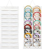 SMUK Hanging Headband Holder Organizer for Girls, Wall-mount Headband Storage Display for Women, Head Band Hair Accessories Organizer On Wall, Door, Wardrobe