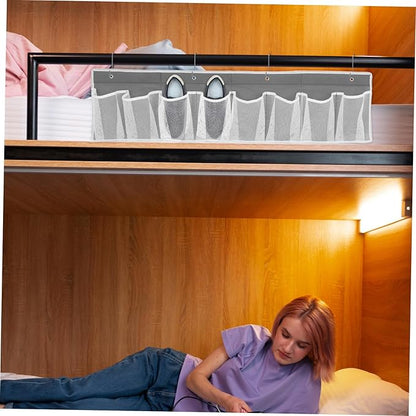 Cabilock Door Shoe Organizer Bedside Hanging Mesh Storage Bag for Rv Caravan Camping Home