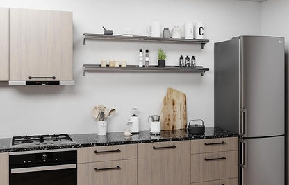AmGood 6 in. x 60 in. Stainless Steel Wall Shelf | NSF | Metal Shelving | Garage, Laundry, Storage, Utility Room | Restaurant, Commercial Kitchen