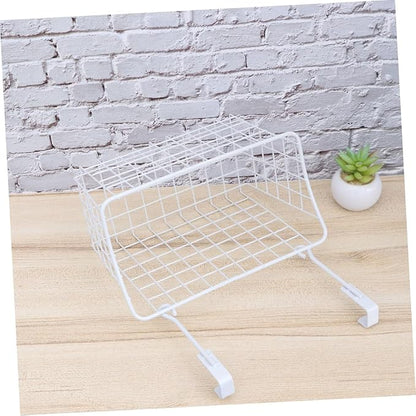 Ciieeo Cabinet Storage Basket over Door Hanging Organizer Hanging Rack for Desk Kitchen Closet