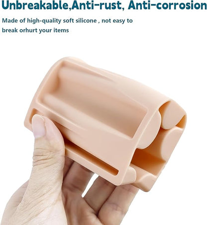 Silicone Soap Dish,Self Draining Soap Holder Perfect for Shower,Bathroom Sink,Kitchen Sink & Travel,Non-Slip Bar Soap Holder Extend Soap Life,Keep Soap Bars Dry & Easy Cleaning Pink-3Pcs