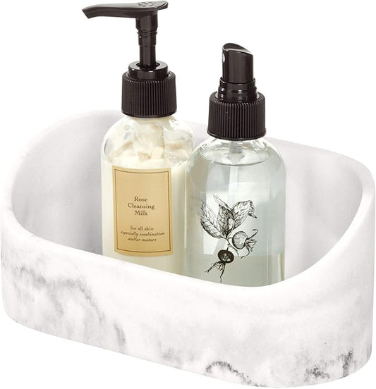 iDesign Dakota Makeup, Countertop, VanityMakeup and Cosmetic Storage Bathroom, 7.89" x 3.39" x 3.61", Vanity Organizer,28390