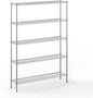 14" Deep x 60" Wide x 86" Height Wire Shelving Kit | 5-Tier | NSF Commercial Storage Rack Unit