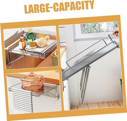 Cabilock Door Cabinet Shelf Organizer Hanging Storage Spice Organizer for Kitchen