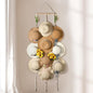 Macrame Hat Hangers for Wall Wide Brimmed Hat Holder Storage 10 Clips Hat Rack Organizer for Wall Display Boho Decor for Fedora Sun Hats Straw Panama Closet Bedroom Gifts for Mom