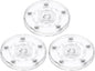 uxcell 3Pack Acrylic Lazy Susan Turntable, 3" Spinner Lazy Susan Turntable Organizer, Acrylic Ball Bearing Rotating Tray for Pantry Spice Rack Decorating, Clear