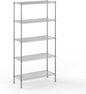 18" Deep x 42" Wide x 86" Height Wire Shelving Kit | 5-Tier | NSF Commercial Storage Rack Unit