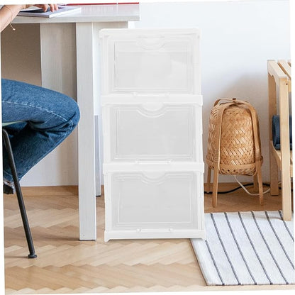 Shoe Storage Box Multilayer Shoe Boxes Entryway Organizer Material Easy to Clean
