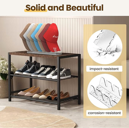 Nicetree Hat Organizer, 2 Pcs No Install Acrylic Hat Racks for 14 Baseball Caps Storage, Hat Stand for Baseball Caps Display and Organizer for Dresser, Bedroom, Closet, Office