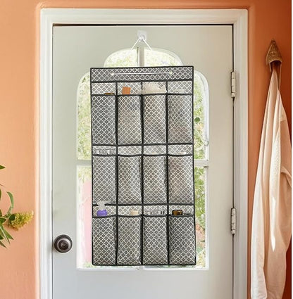Over The Door Organizer, Hanging Shoe Organizer, Shoe Rack For Closet Hanging, Behind The Door Shoe Organizer, Mesh Large Pockets Shoe Rack Organizer, Hanging Storage Bag (B)