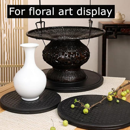 2 Pack 12 Inch Heavy Duty Rotating Stand, 360°Rotation Lazy Susan with Steel Ball Bearings for Model Base Rotating Plants Crafts Stand Monitor TV Stereos Sculpture