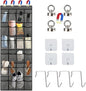 Over The Door Organizer for Cruise Ships 24 Pockets Door Organizer Hanging Magnetic Organizer Travel Hanging Storage Cruise Must Haves Cruise Ship Essentials (Grey)