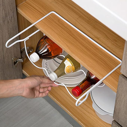 Fridge Organizers Iron Storage Rack Beer Can Holder Fridge Wine Rack Home Bar Accessory