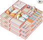 DIMJ Drawer Organizer Clothes 30 Pack - Foldable Baby Organizers and Storage Dresser Organizer for Bedroom, Closet Nursery Organization Dresser Dividers for underwear, Sock, Bra, Belt, Tie