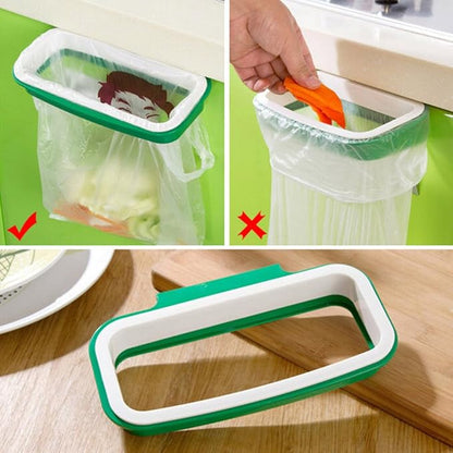 Bluelans® Kitchen Cabinet Door Trash Bag Holder Orgnaiser