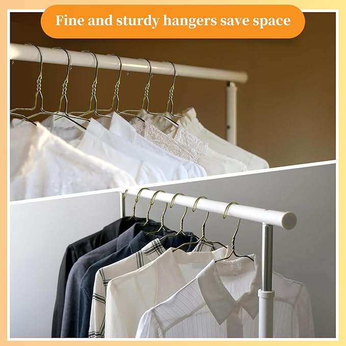 30 Pcs Dry Cleaner Hangers with Tubes - 16" Wire Hangers White Tube with Strong 15 Gauge Wire Bulk for Pants Caped Suit & Strut Home or Dry Cleaners (Kraft)