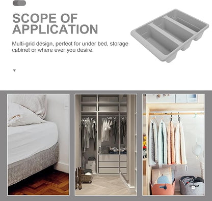 BESPORTBLE Space-Saving Vertical Shoe Storage Box Grey Plastic Stackable Shoe Organizer Container for Home Closet Organization