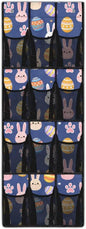 Easter Egg Over the Door Shoe Organizer 12 Mesh Pockets Sturdy Oxford Fabric Shoe Rack for Door Foldable Shoe Storage Organizer