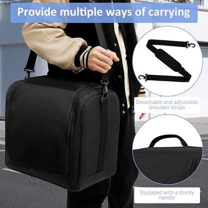 Large Hat Bag for Baseball Caps, Hat Travel Organizer Bag for 20-24 Caps, Portable Cap Carrier Storage Case for Traveling, Home Storage