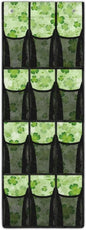 Large Capacity Door Organizer with 12 Pockets, Storage Hanging Bag Behind the Door for Accessories and Essentials, Foldable and Space Saving Design for Home Use, Lucky Leaf Music