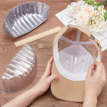 FINGERINSPIRE 24 Pcs Hat Support Pad Holder Plastic Half Hat Stay Baseball Cap Hat Shaper