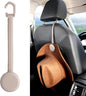 Cowboy Hat Holder for Truck, Magnetic Hat Clip Leather Hat Rack for Car, Headrest Hat Hanger Vehicle Hat Organizer Accessories - Keep Hat Shape, Beige, 1 Pack