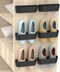 for Yocice Wall Mounted Shoes Rack 6Pack with Sticky Hanging Strips, Plastic Shoes