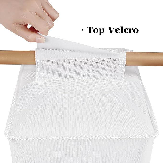 KEEGH Hat Rack with Dust Cover All-round Protect 10 Shelf Hat Storage Hat Organizer for Baseball Caps, Visible Baseball Cap Organizer Hat Holder for Closet, Clear/White