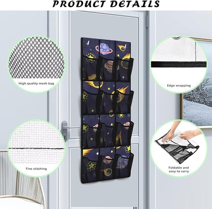 Space Over The Door Shoe Storage,Back of Door Shoe Organizer,Hanging Garage Storage Rack,Hanging Shoe Organizer,Classroom Headphone Storage,Over The Door Shoe Organizer
