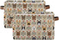 French Bulldog Pattern Rectangle Storage Bin, 15 x 11 x 9.5 in, Collapsible Organizer Storage Basket for Home Décor，2PACK