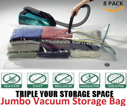 10 Pack Premium Extra Large Vacuum Storage Space Saver Compress Bags 36X28 Inches