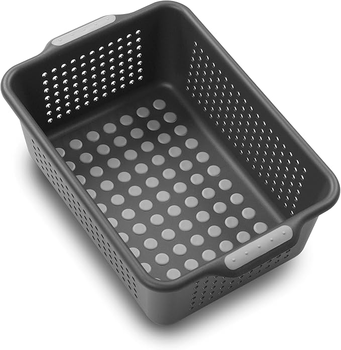 madesmart Medium Storage Basket, Granite