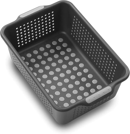 madesmart Medium Storage Basket, Granite