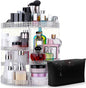 Awenia Makeup Organizer 360-Degree Rotating, Adjustable Makeup Storage, 7 Layers Large Capacity Cosmetic Storage Unit, Fits Different Types of Cosmetics and Accessories, Plus Size with Makeup Bag
