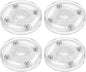 uxcell 4Pcs Acrylic Lazy Susan Turntable, 2 Inch Clear Turntable Organizer Ball Bearing 360 Degree Rotating Tray for Spice Rack Table Cake Kitchen Pantry Decorating Bathrooms